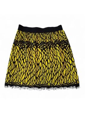 Robert Rodriguez Lace Overlay Pencil Skirt Womens Size 8